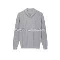 Men's Knitted Cable Front Shawl Collar Pullover